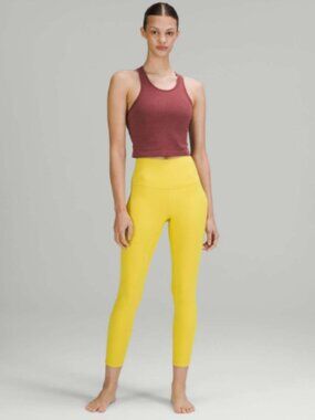 Lululemon Align High Rise Tight Legging 25" Soleil Yellow Size 6